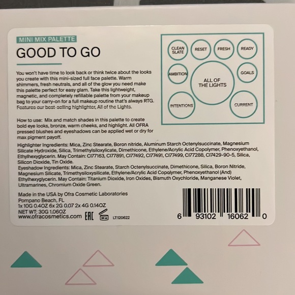 🆕OFRA MINI MIX FACE PALETTE ✨GOOD TO GO✨ 9 PANS! - Picture 11 of 13